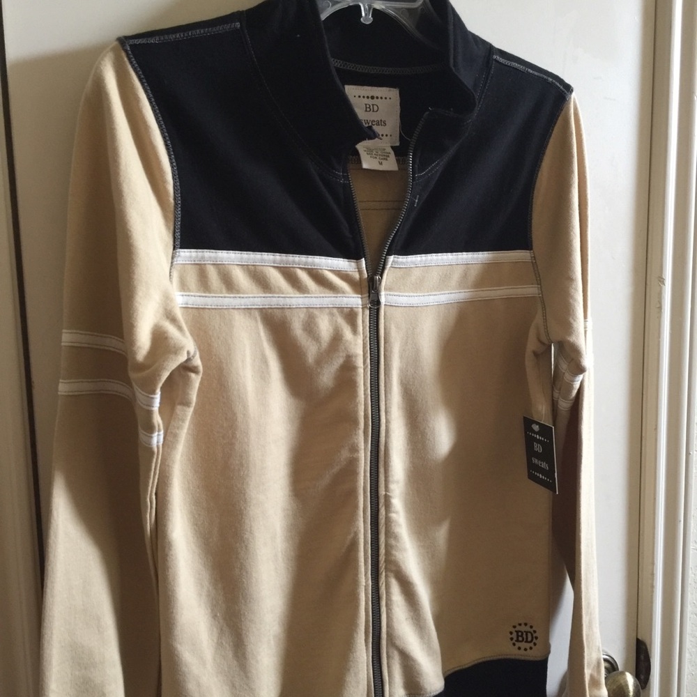 NWT, BD sweats, size M.